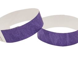 Браслет одноразовый цвет фиолетовый без лого