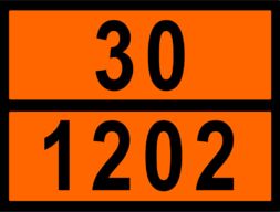 Табличка Опасный груз (ADR) 30-1202 дизель